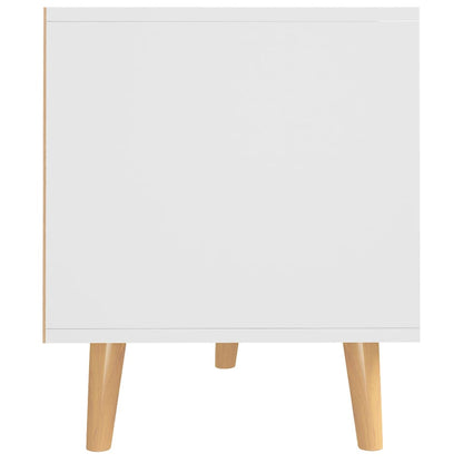 Tv-meubel 90x40x48,5 cm bewerkt hout wit sonoma eikenkleurig