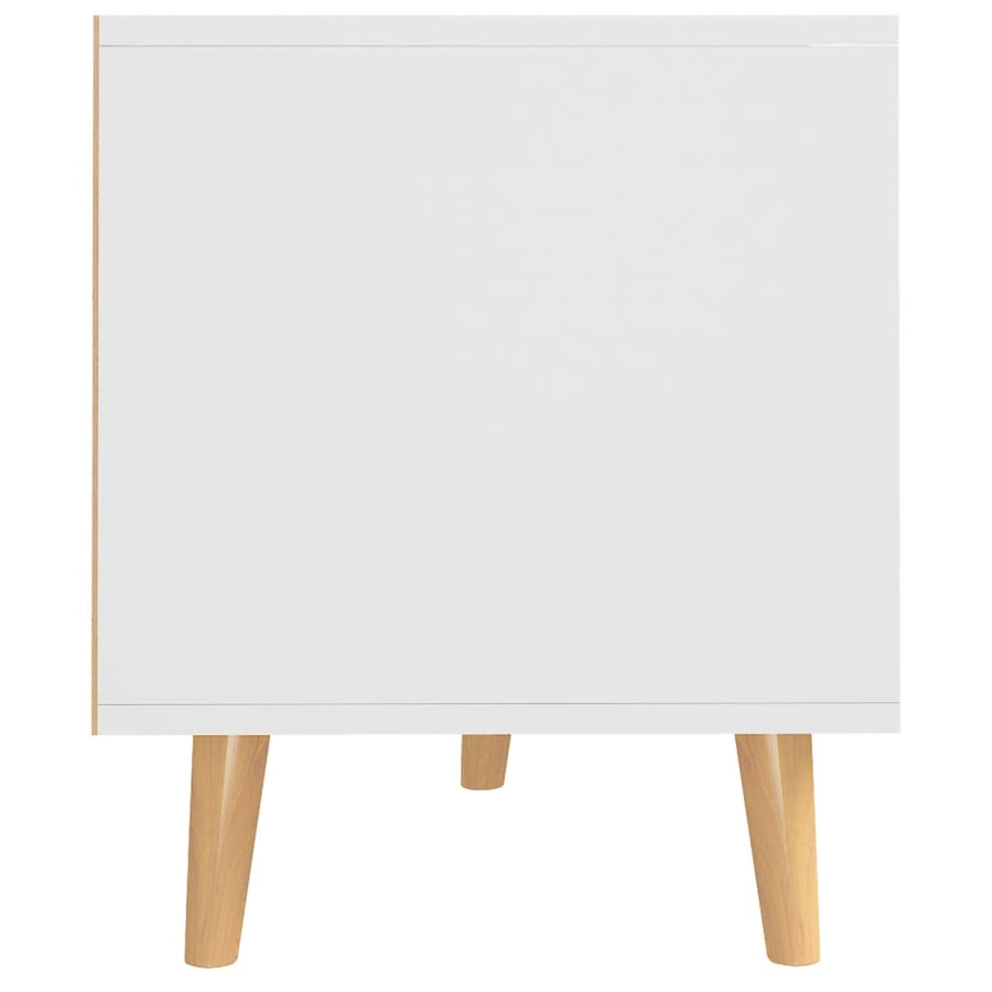 Tv-meubel 90x40x48,5 cm bewerkt hout wit sonoma eikenkleurig