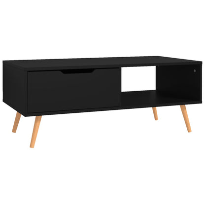 Salontafel 00X49,5X43 Cm Spaanplaat Zwart