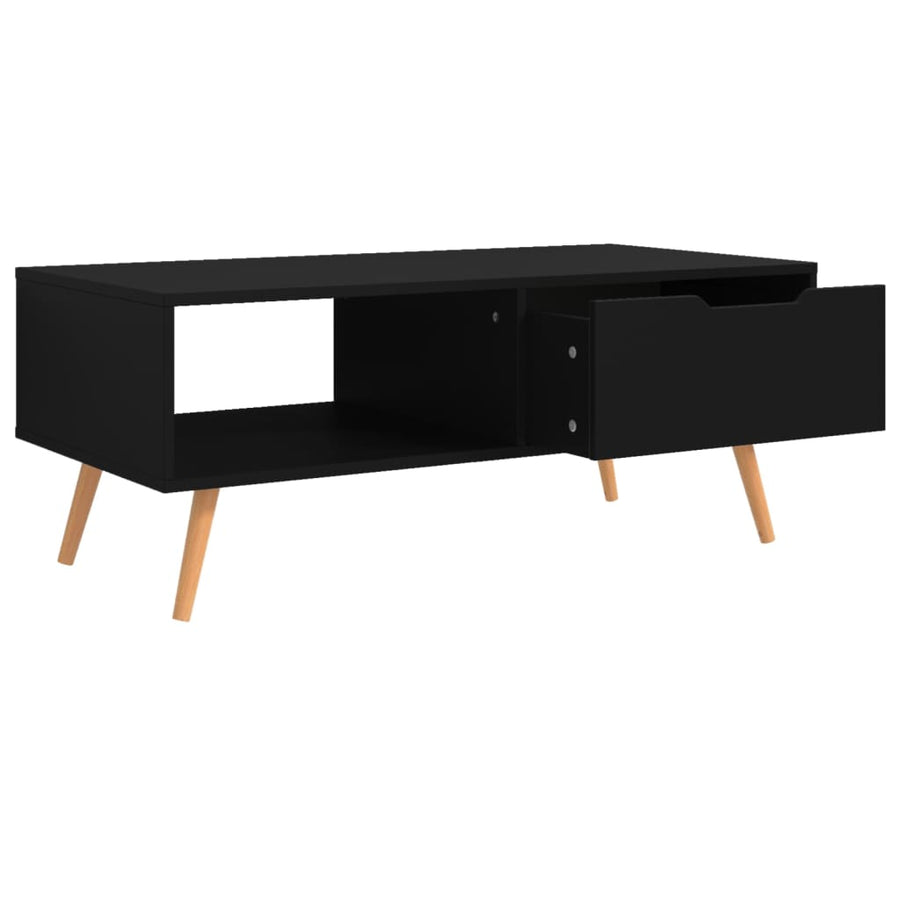 Salontafel 00X49,5X43 Cm Spaanplaat Zwart