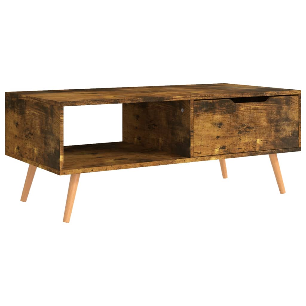 Salontafel 00X49,5X43 Cm Spaanplaat Kleurig Gerookt eiken