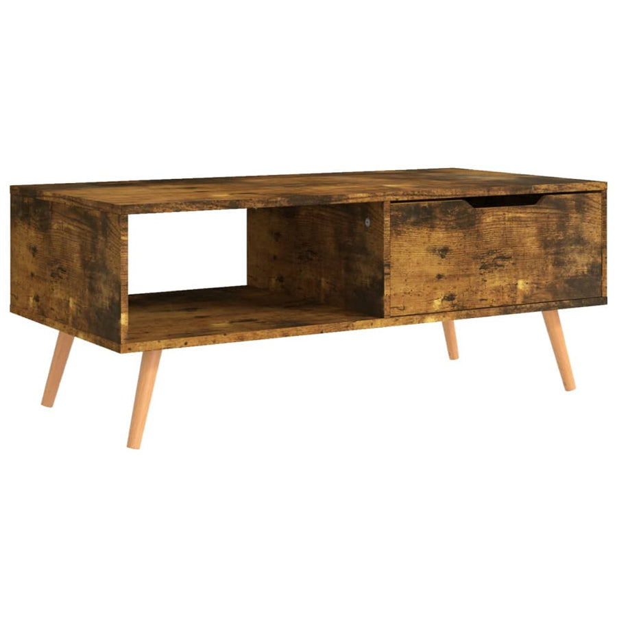 Salontafel 00X49,5X43 Cm Spaanplaat Kleurig Gerookt eiken
