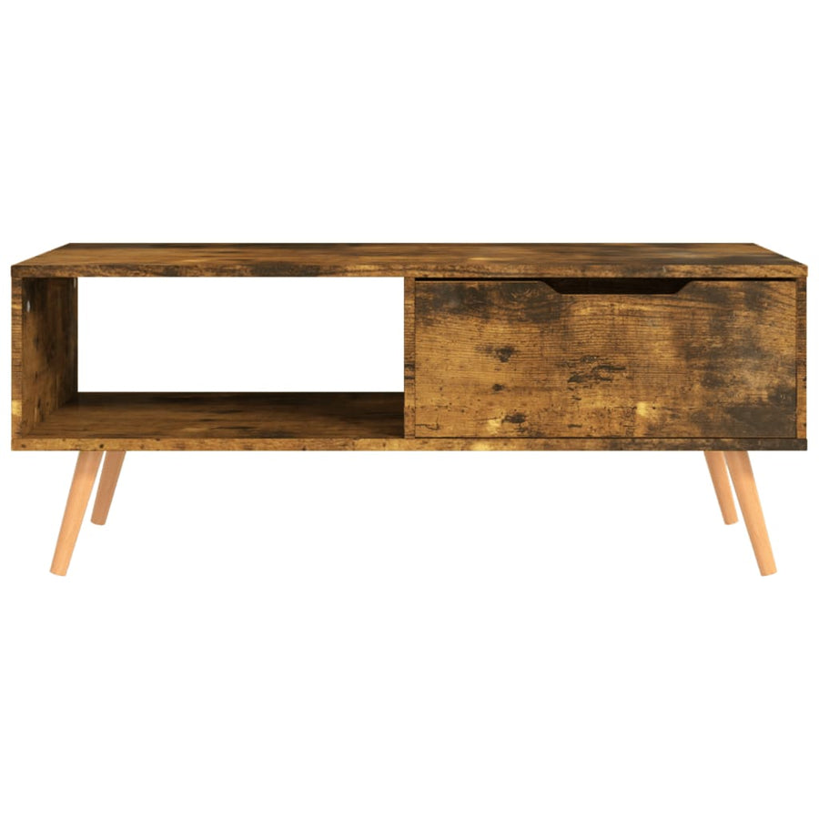 Salontafel 00X49,5X43 Cm Spaanplaat Kleurig Gerookt eiken