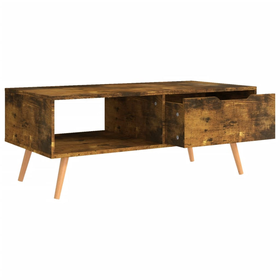 Salontafel 00X49,5X43 Cm Spaanplaat Kleurig Gerookt eiken