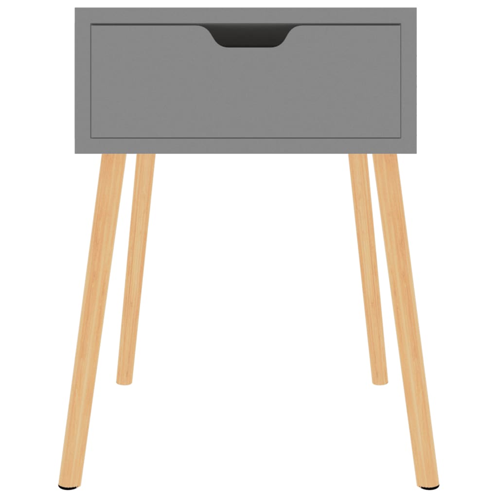 Nachtkastjes 40X40X56 Cm Spaanplaat 2 Grijs