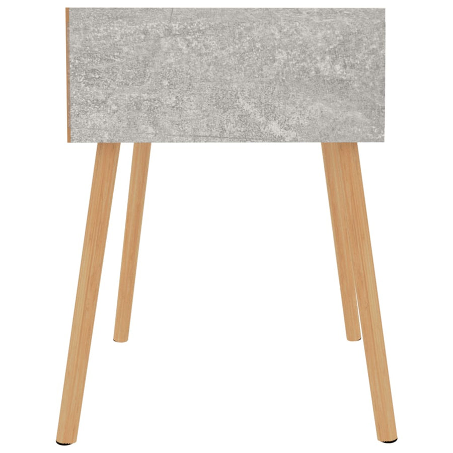 Nachtkastje 40X40X56 Cm Spaanplaat 1 Betongrijs