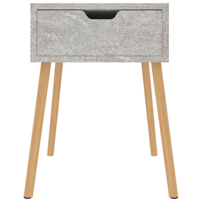 Nachtkastjes 40X40X56 Cm Spaanplaat 2 Betongrijs