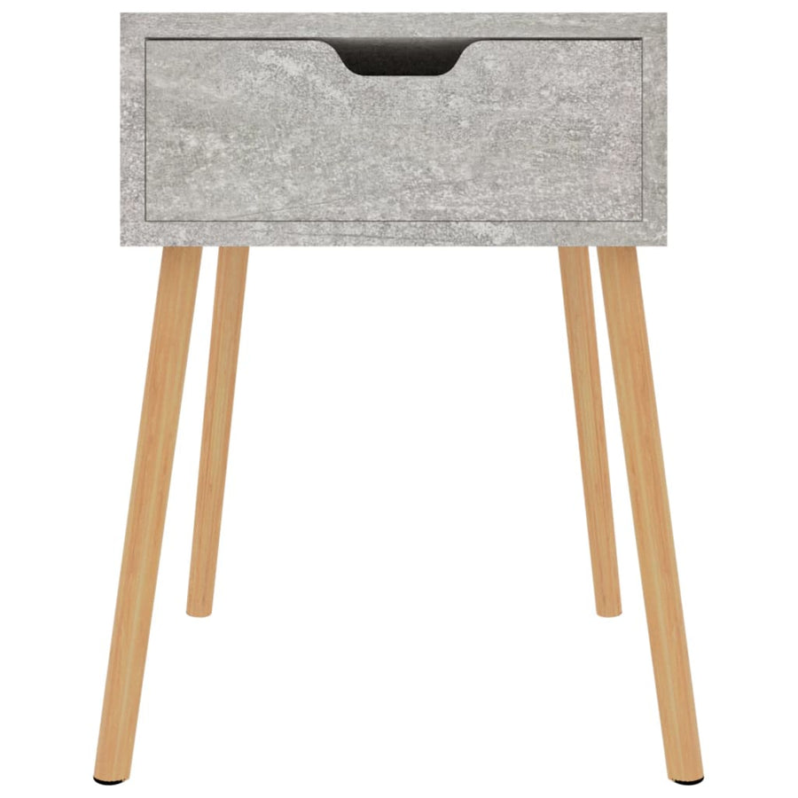 Nachtkastjes 40X40X56 Cm Spaanplaat 2 Betongrijs