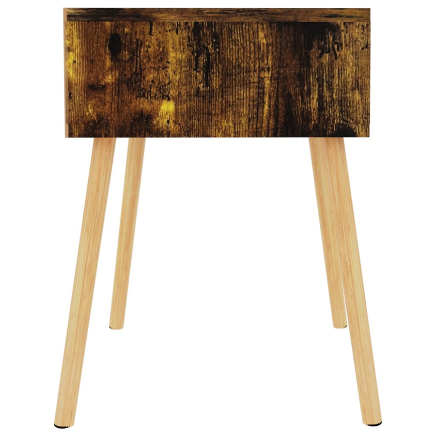 Nachtkastjes 40X40X56 Cm Spaanplaat Kleurig 2 Gerookt eiken