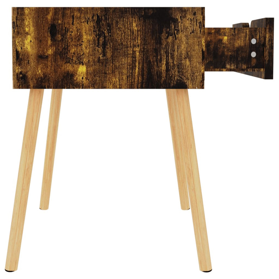 Nachtkastjes 40X40X56 Cm Spaanplaat Kleurig 2 Gerookt eiken