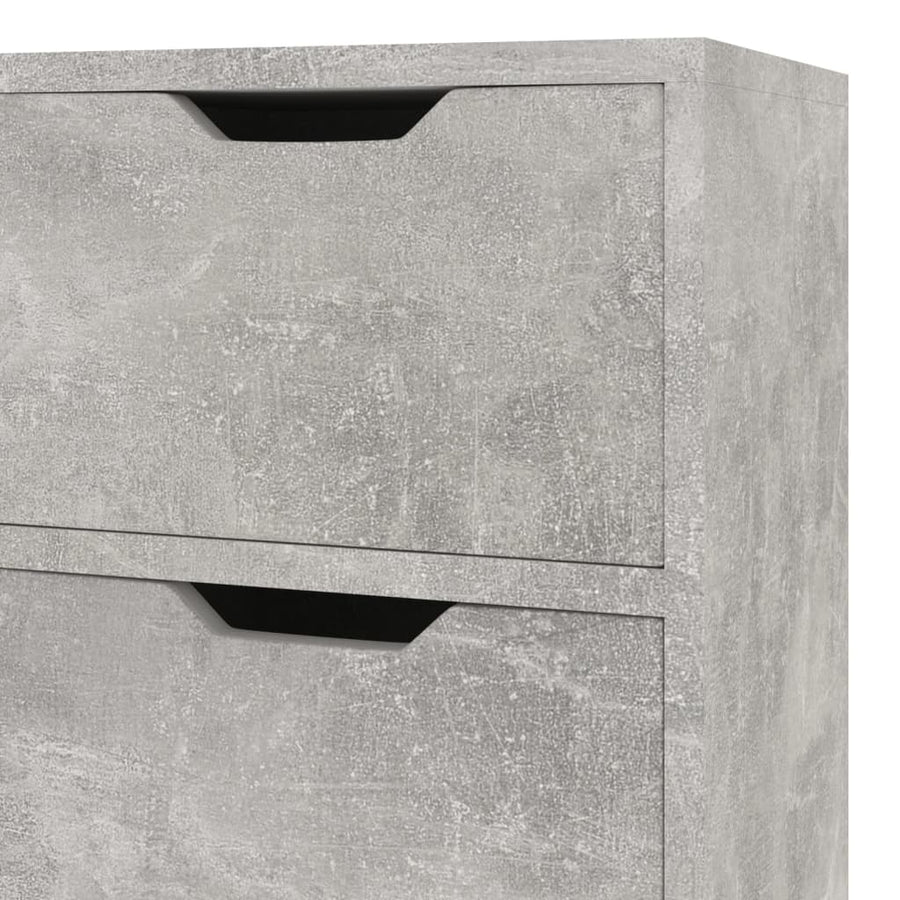 Dressoir 90X30X72 Cm Bewerkt Hout Betongrijs