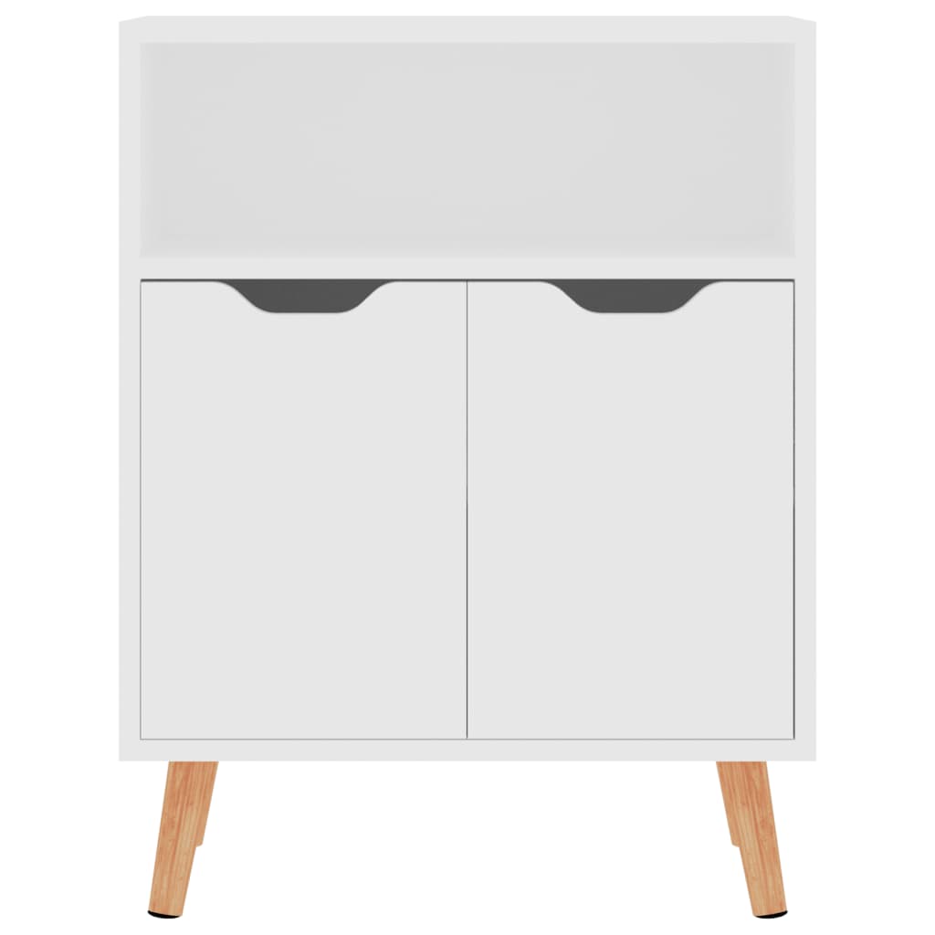 Dressoir 60x30x72 cm bewerkt hout wit