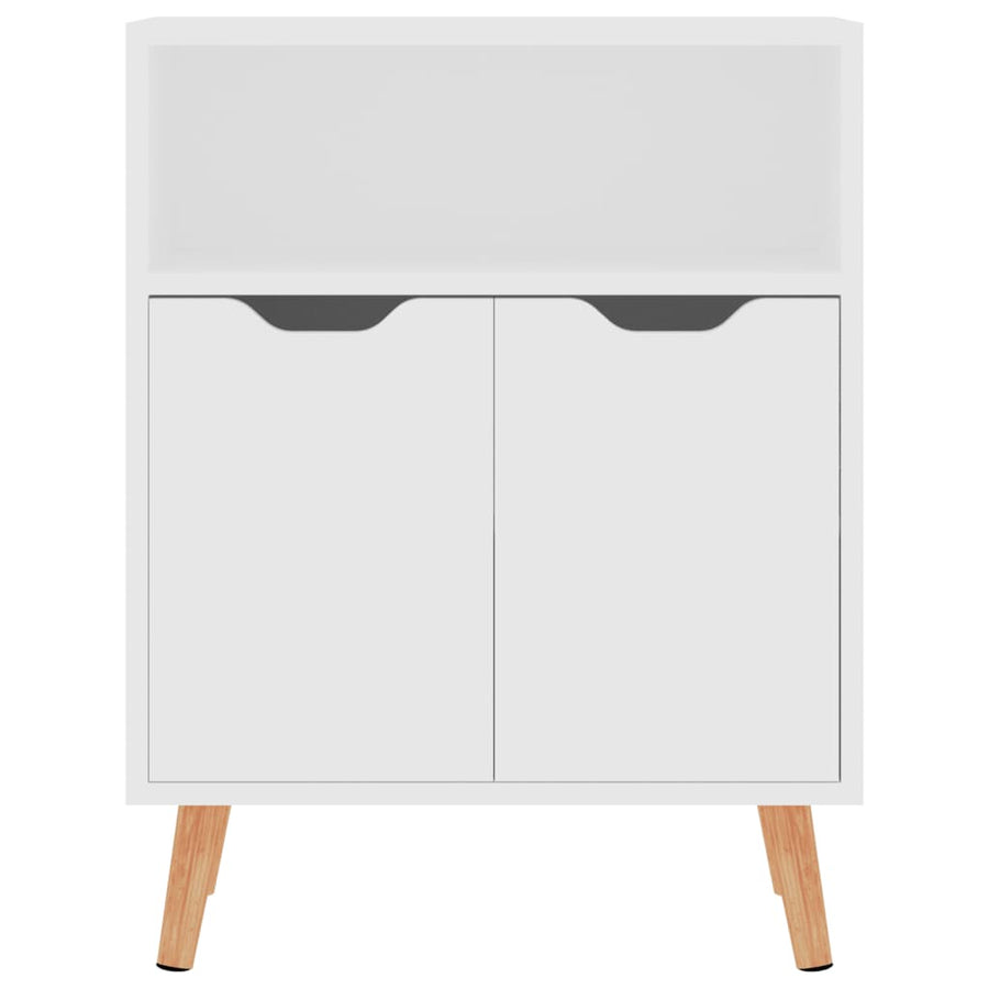 Dressoir 60x30x72 cm bewerkt hout wit