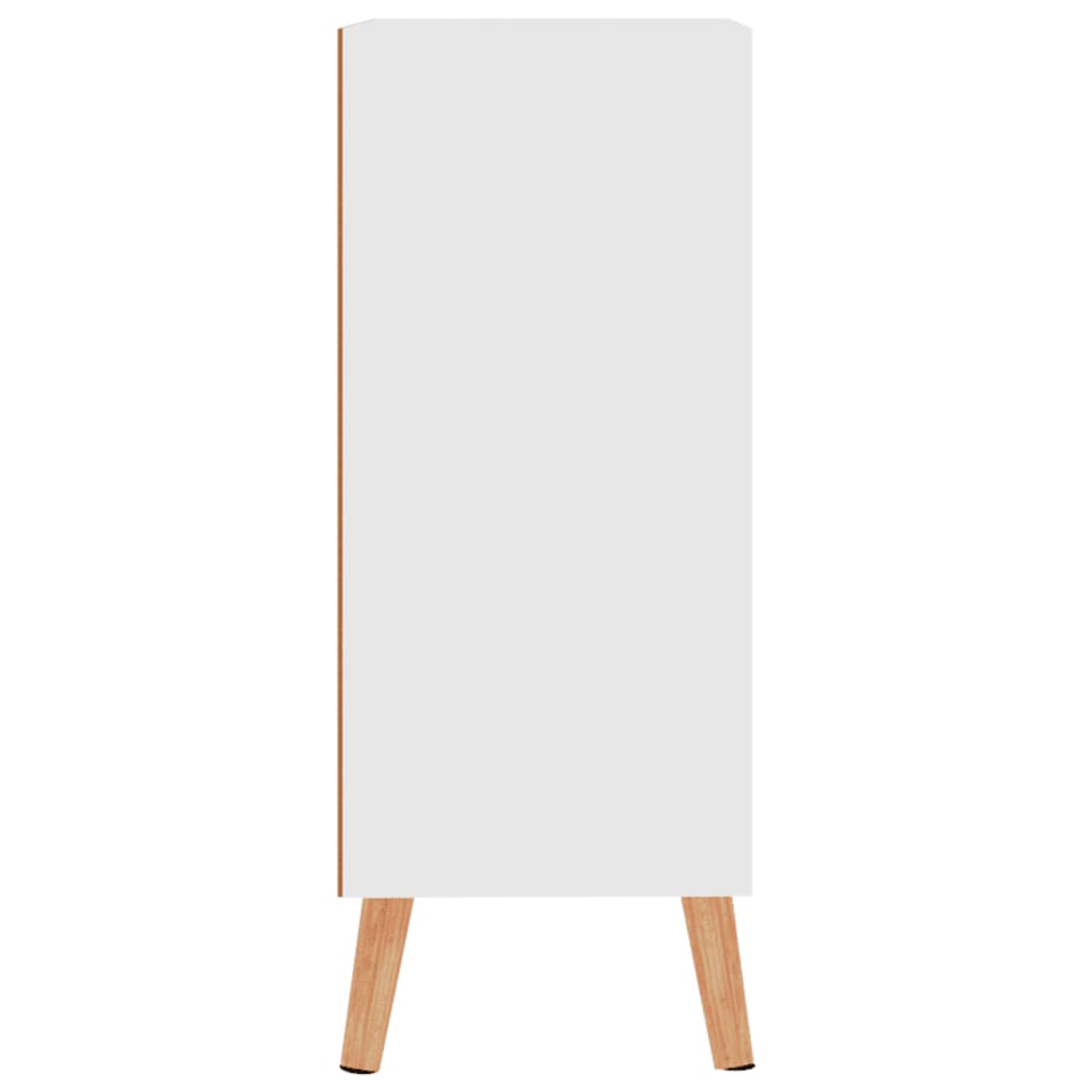 Dressoir 60x30x72 cm bewerkt hout wit