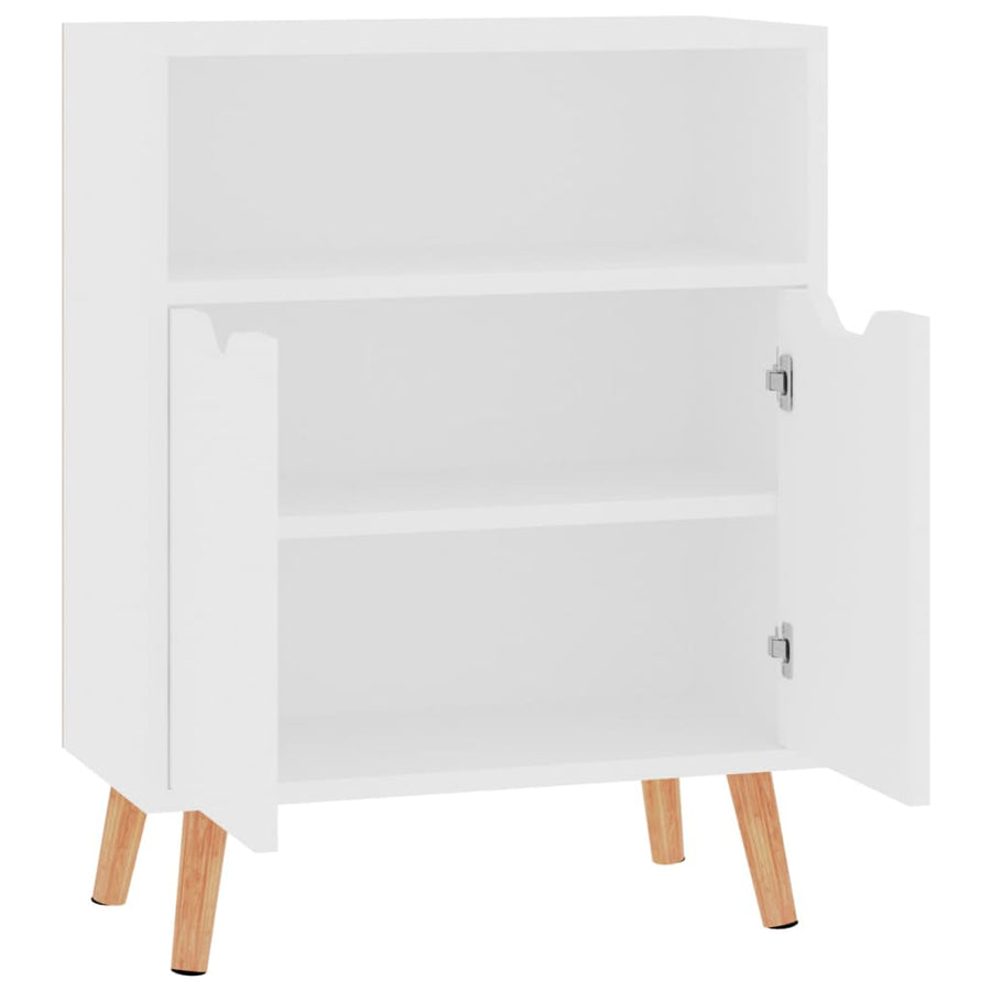 Dressoir 60x30x72 cm bewerkt hout wit