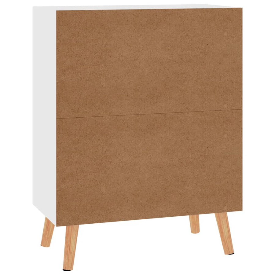 Dressoir 60x30x72 cm bewerkt hout wit