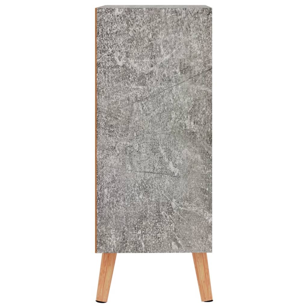 Dressoir 60X30X72 Cm Bewerkt Hout Betongrijs