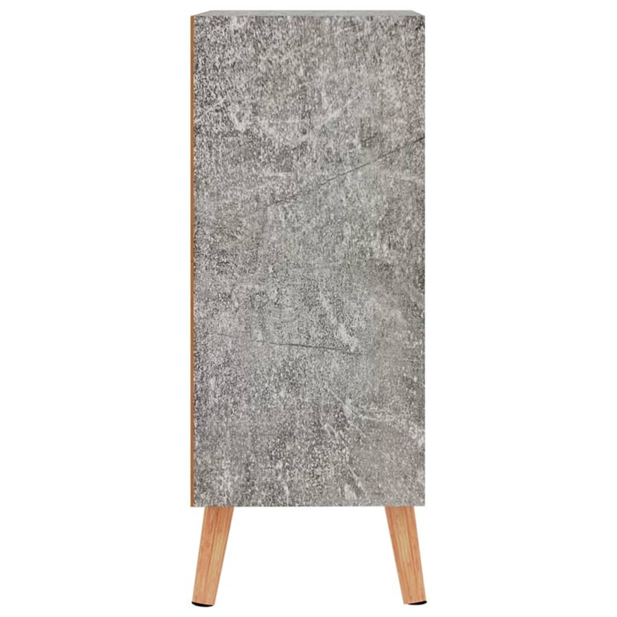 Dressoir 60X30X72 Cm Bewerkt Hout Betongrijs