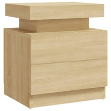 Nachtkastje 45X35X52 Cm Spaanplaat Kleurig Sonoma eiken