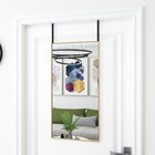 Deurspiegel 40x80 cm aluminium goud
