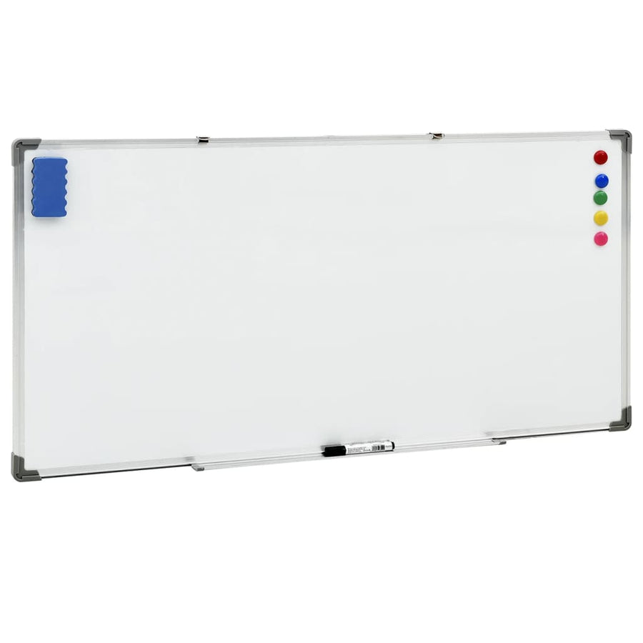Whiteboard Magnetisch Staal Wit 110 x 60 cm