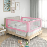 Bedhekje 160x25 cm roze stof