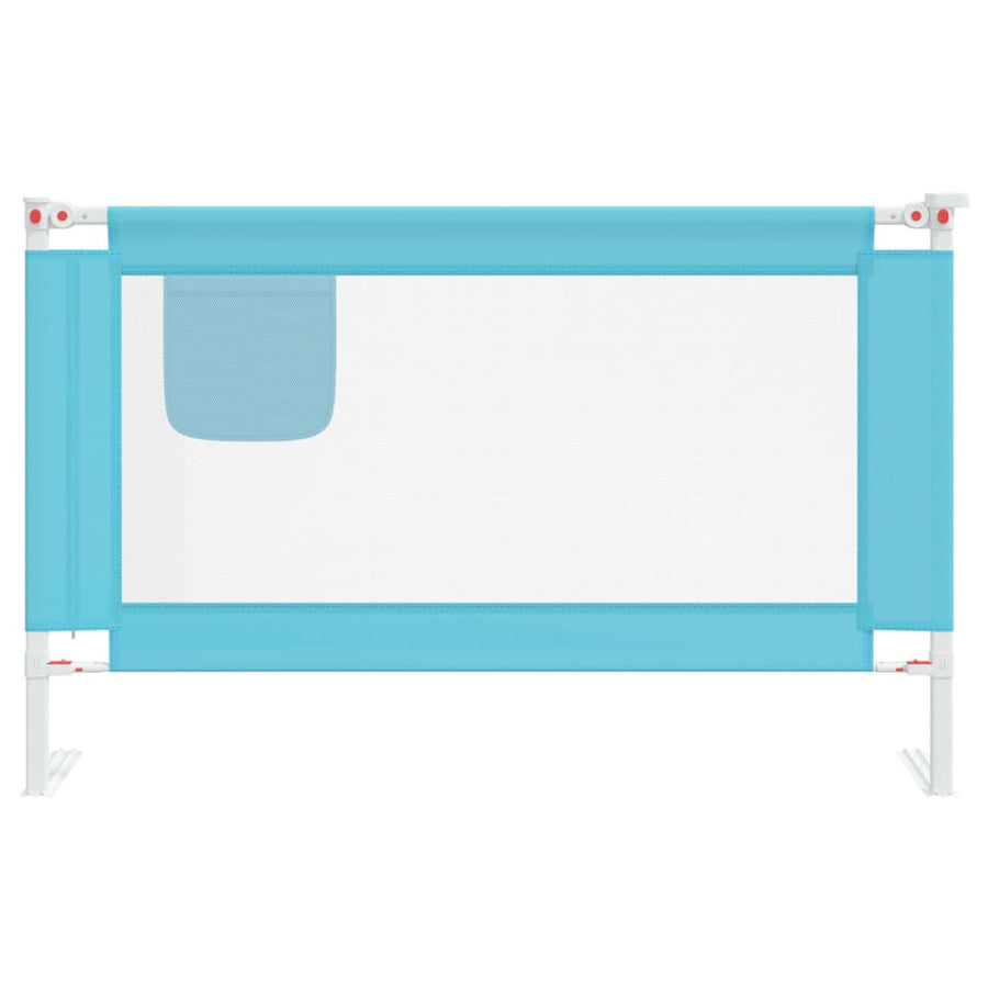 Bedhekje peuter 120x25 cm stof blauw