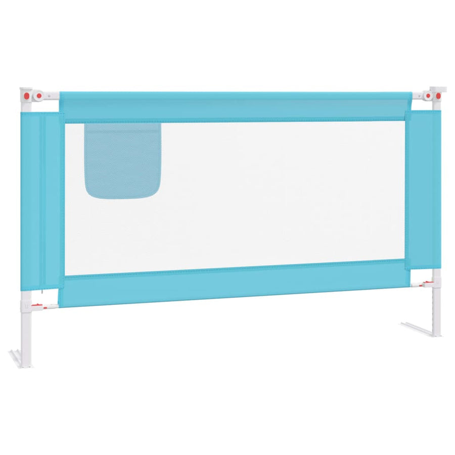Bedhekje Peuter Stof 140 x 25 cm Blauw