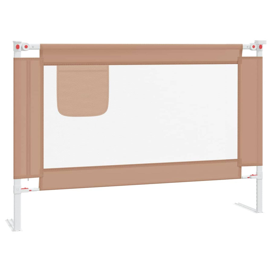 Bedhekje Peuter Stof 100 x 25 cm Taupe