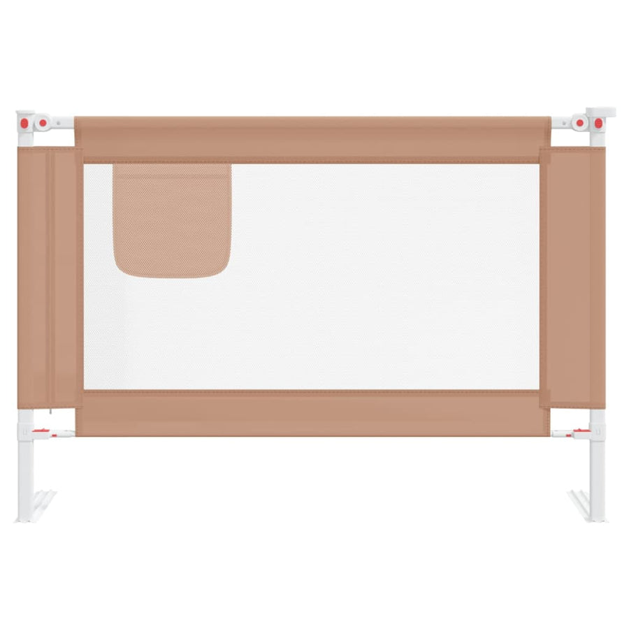 Bedhekje Peuter Stof 100 x 25 cm Taupe
