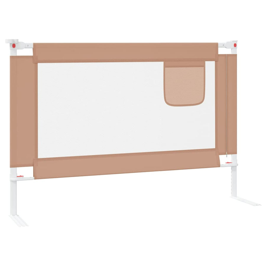 Bedhekje Peuter Stof 100 x 25 cm Taupe