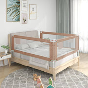 Bedhekje 100x25 cm stof taupe
