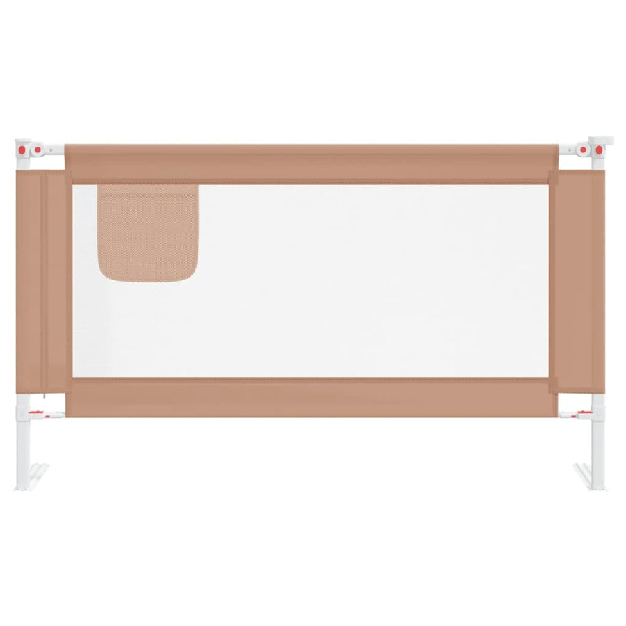 Bedhekje Peuter Stof 140 x 25 cm Taupe