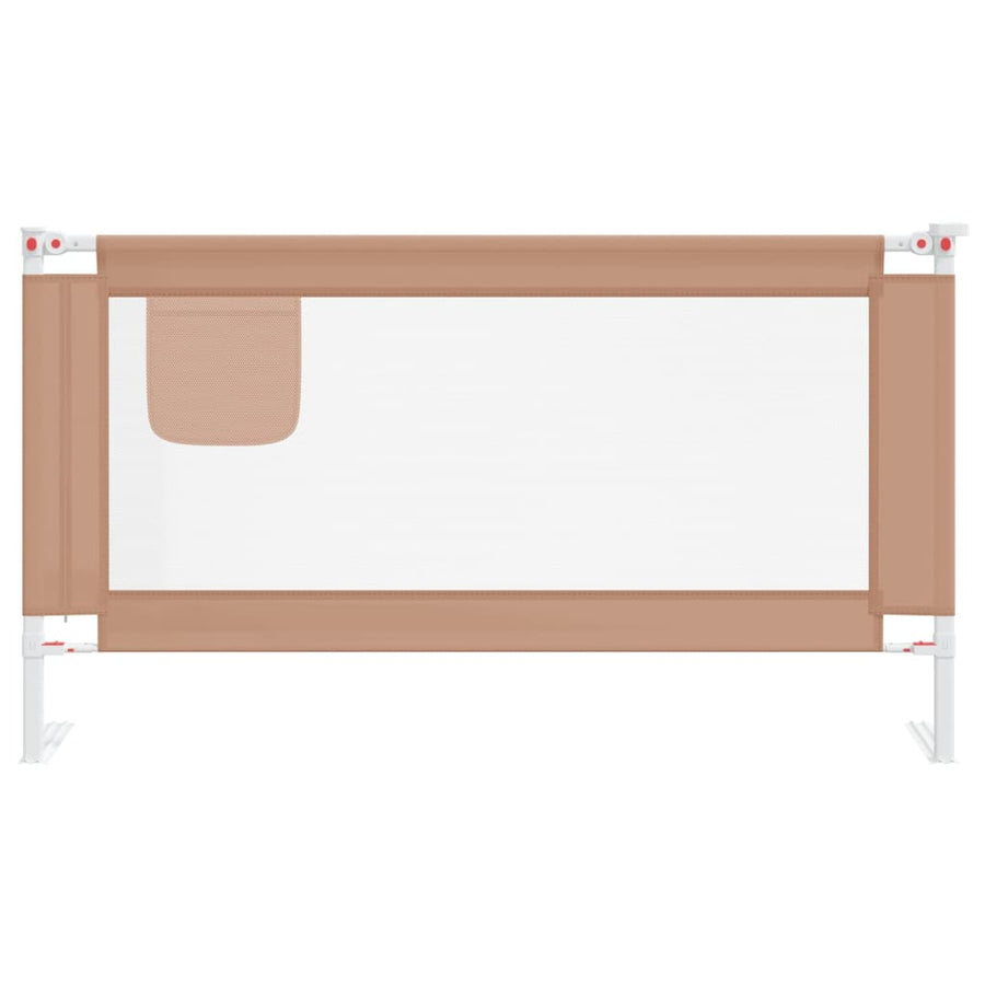 Bedhekje Peuter Stof 150 x 25 cm Taupe