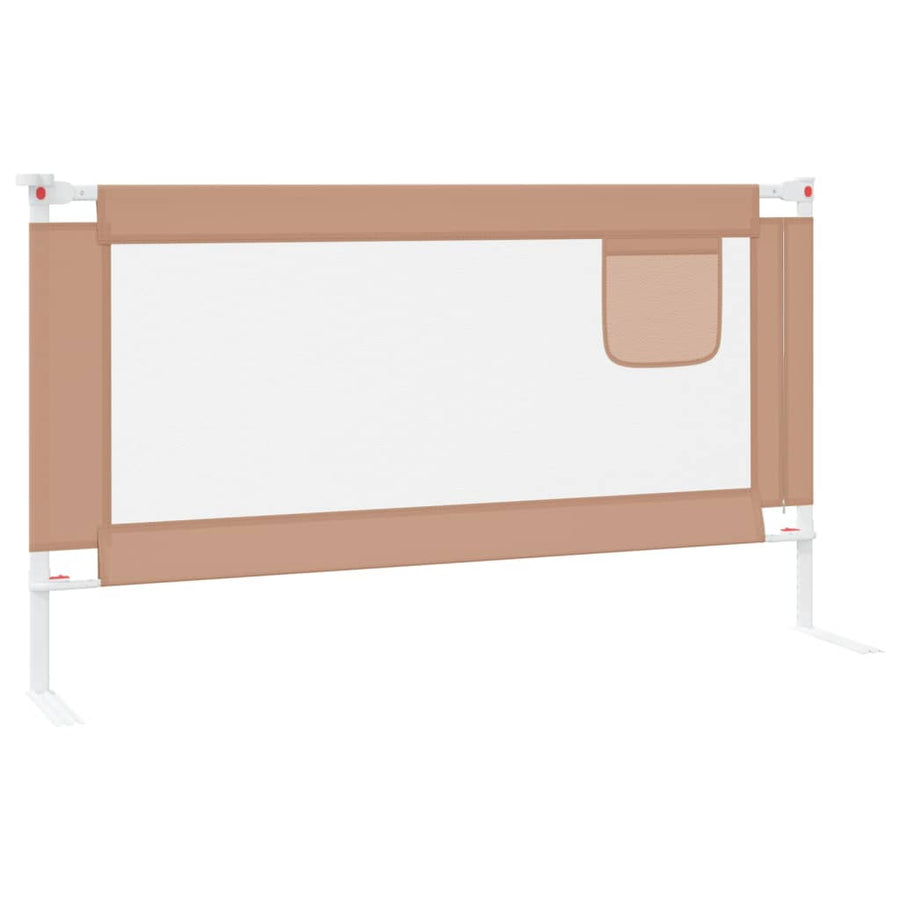 Bedhekje Peuter Stof 150 x 25 cm Taupe