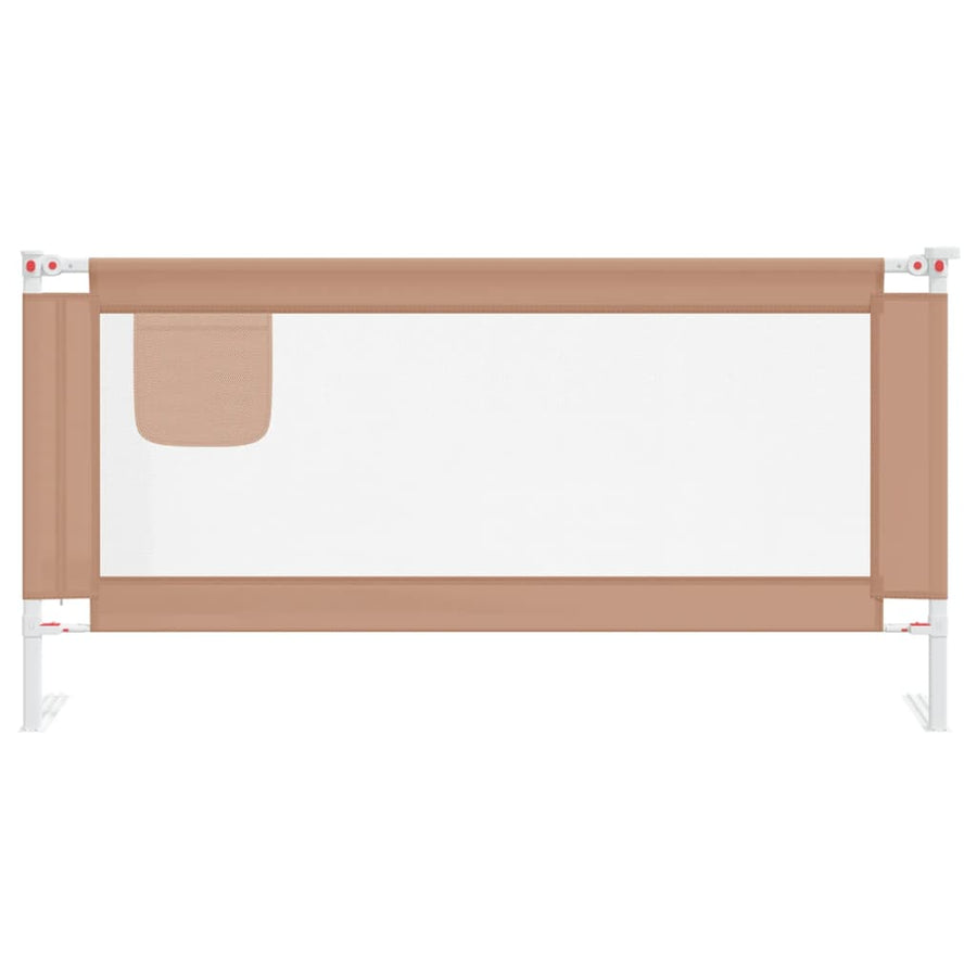 Bedhekje Peuter Stof 180 x 25 cm Taupe