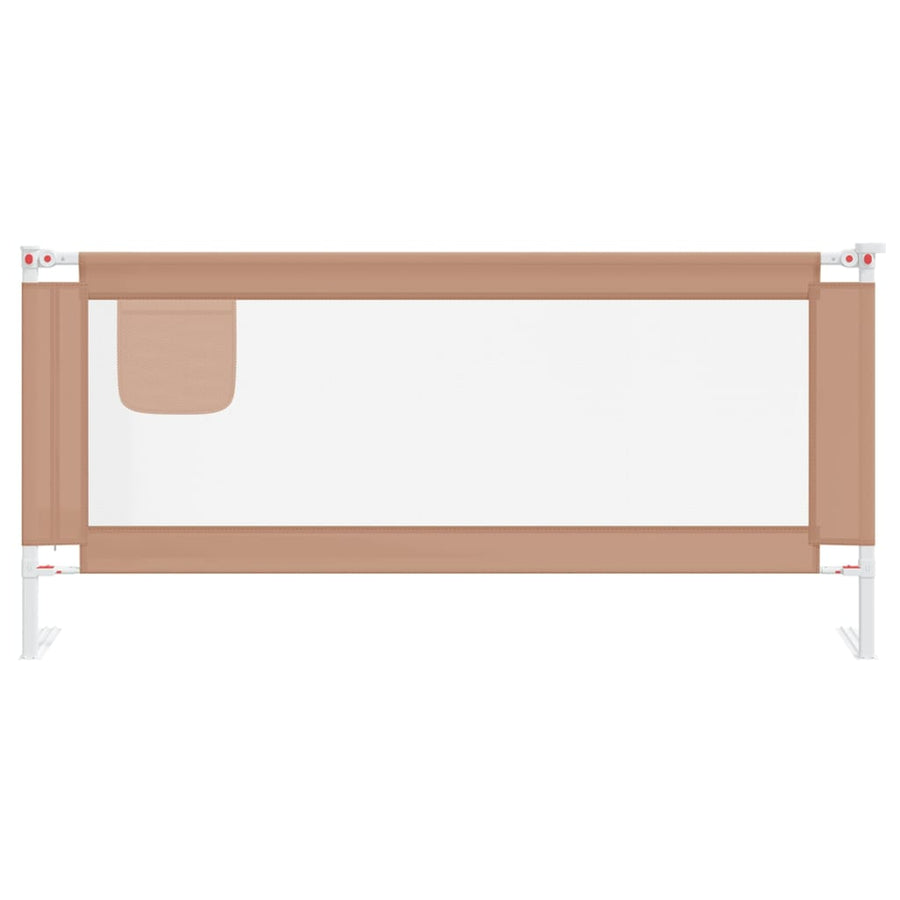 Bedhekje Peuter Stof 200 x 25 cm Taupe