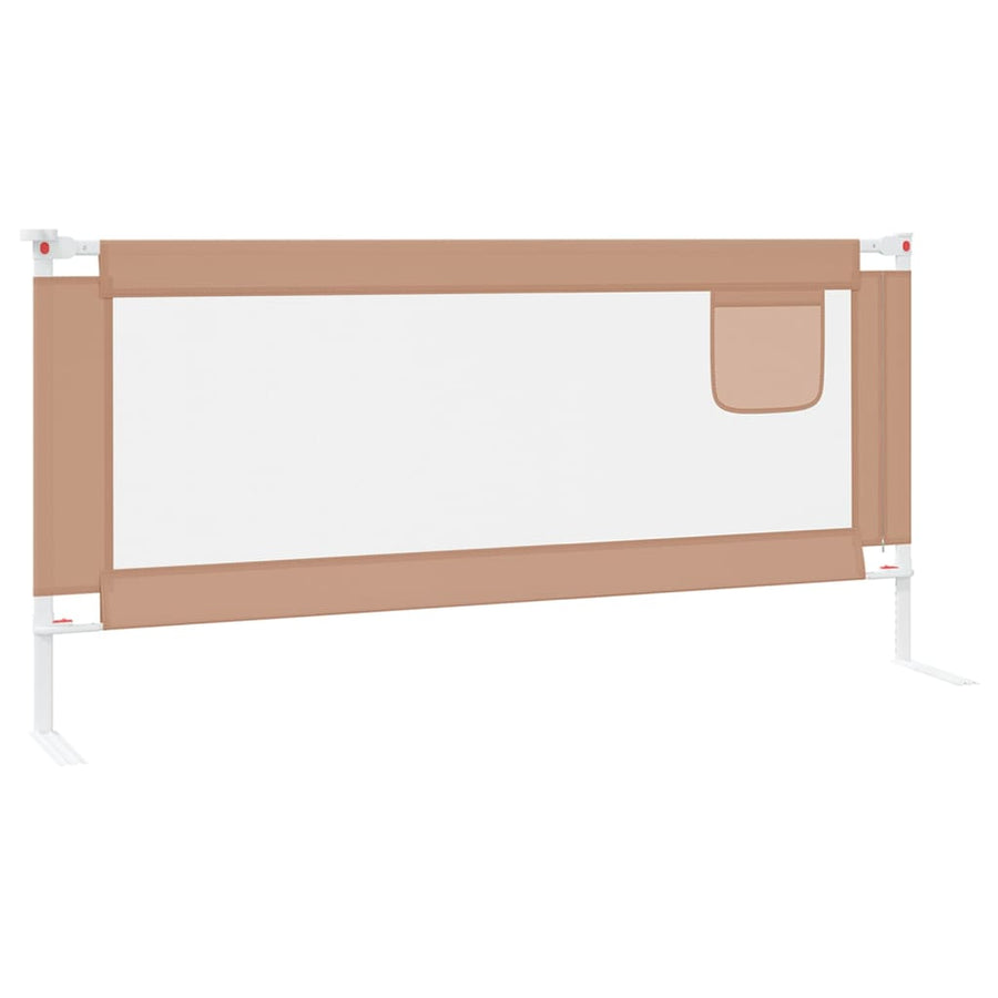 Bedhekje Peuter Stof 200 x 25 cm Taupe