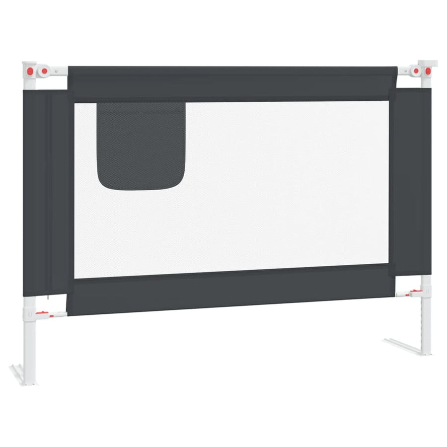 Bedhekje Peuter Stof 90 x 25 cm Donkergrijs