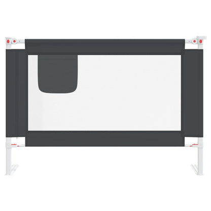 Bedhekje Peuter Stof 100 x 25 cm Donkergrijs