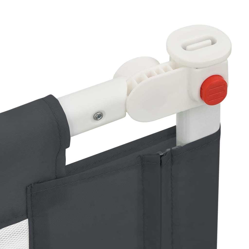 Bedhekje Peuter Stof 140 x 25 cm Donkergrijs