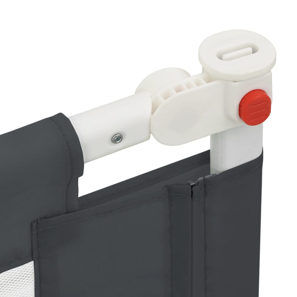 Bedhekje Peuter Stof 180 x 25 cm Donkergrijs