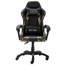 Racestoel Kunstleer Zwart En Camouflage