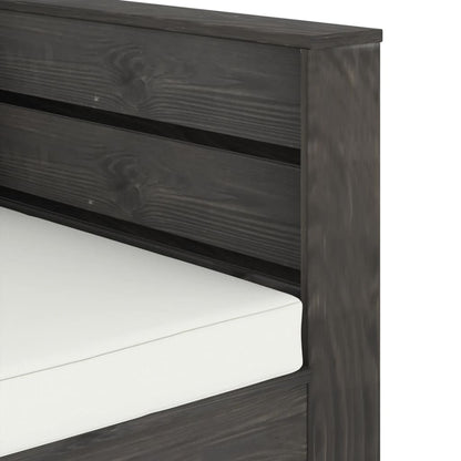 -Delige Loungeset Met Kussens Geïmpregneerd Hout Crèmekleurig en grijs