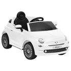 Children's electric car Fiat 500 white