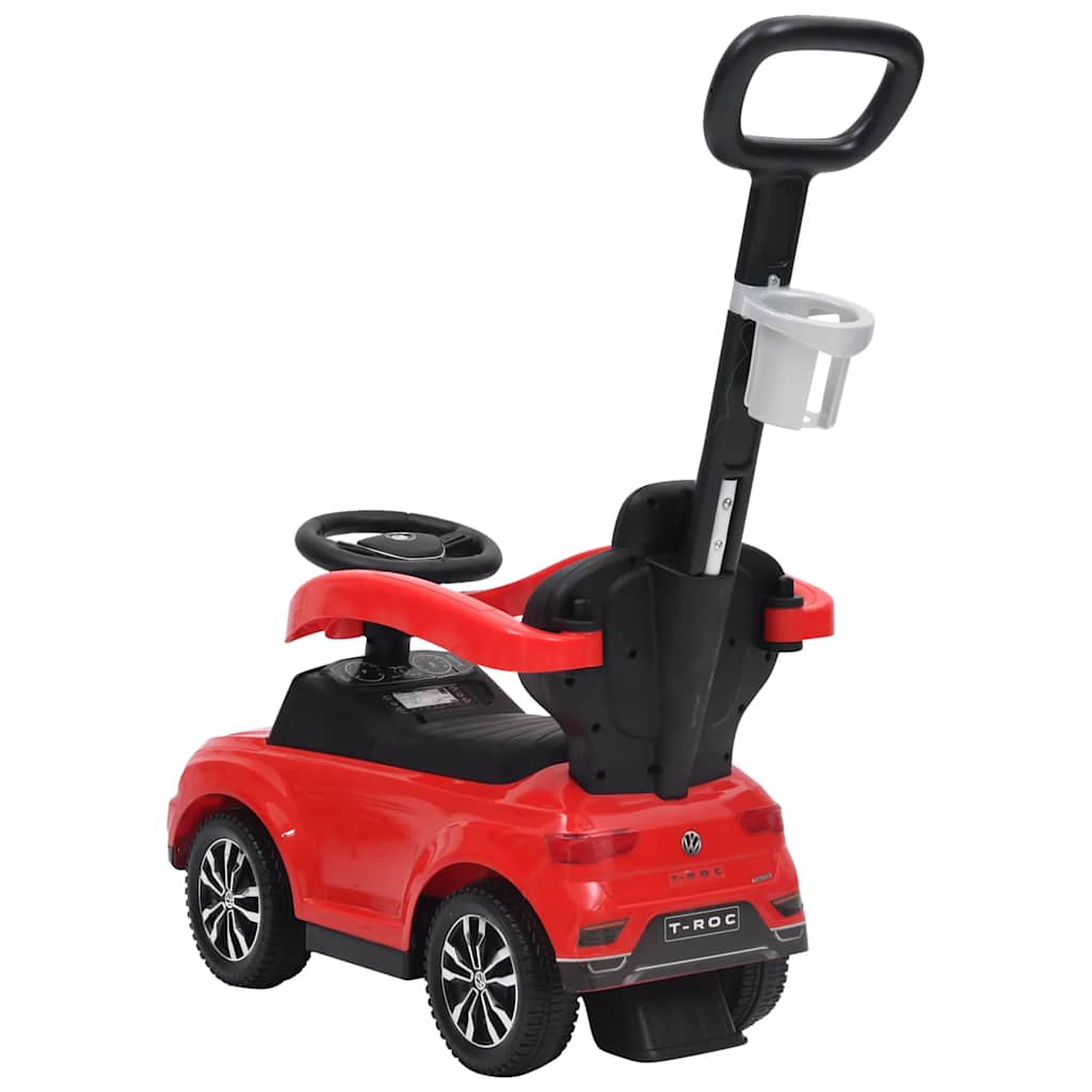 Loopauto Volkswagen T-Roc Rood Betongrijs