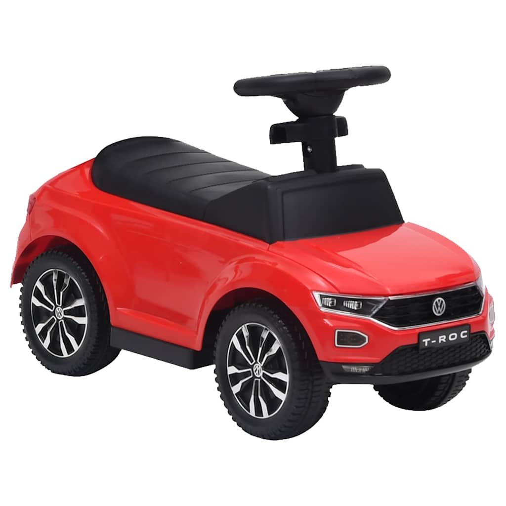 Loopauto Volkswagen T-Roc Rood Betongrijs