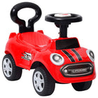 Red ride-on car