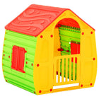 Kinderspeelhuis 102x90x109 cm PP rood groen geel