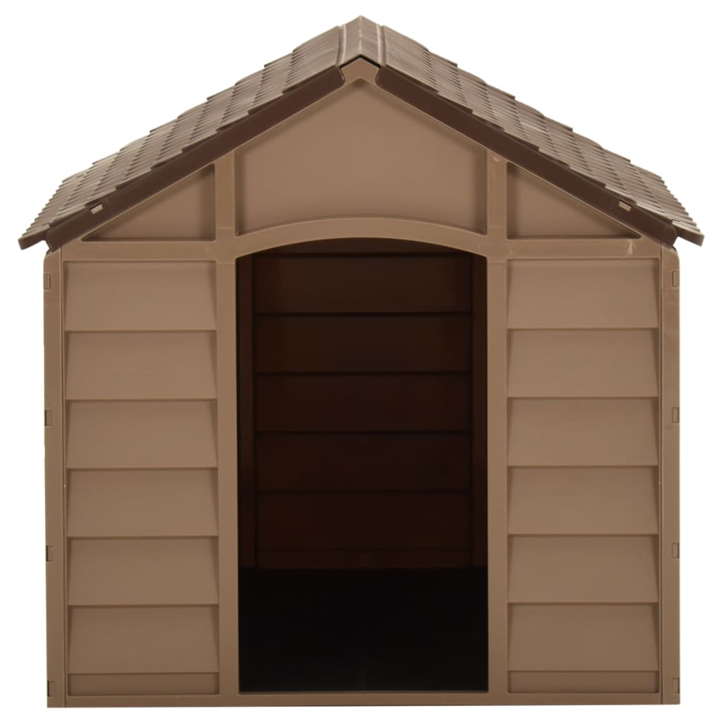 Hondenhok 71X71,5X68 Cm Pp Bruin 71 x 71.5 x 68 cm